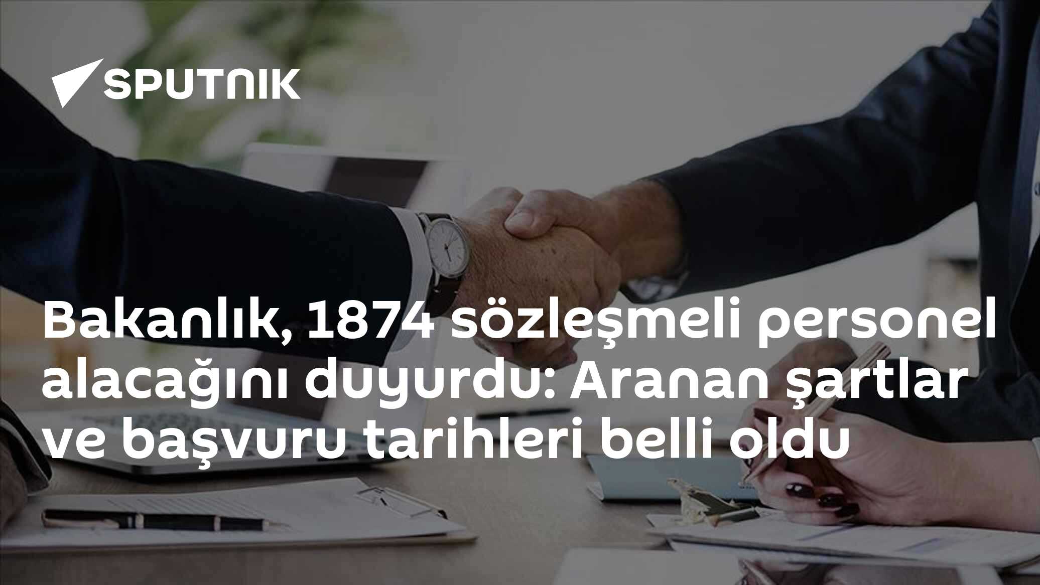 Bakanlık, 1874 sözleşmeli personel alacağını duyurdu: Aranan şartlar ve başvuru tarihleri belli oldu