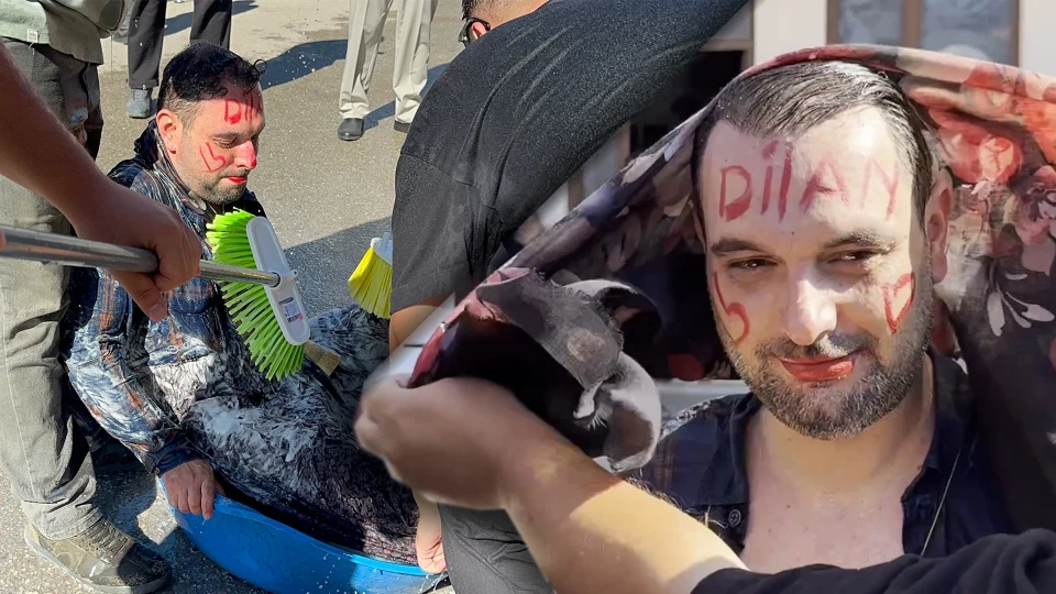 İznik'te evlenecek damadın arkadaşları acımadı! Önce şalvar giydirip çan taktılar: Sonra sokak ortasında öyle bir şey yaptılar ki