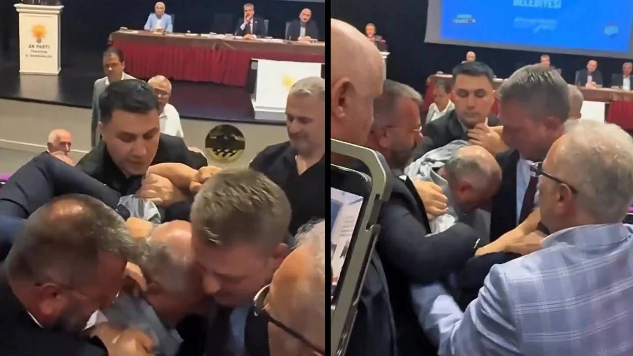 AKP'li belediye başkanın korumaları vatandaşı yaka paça dışarı attı! "25 sene sizin için çalıştım"
