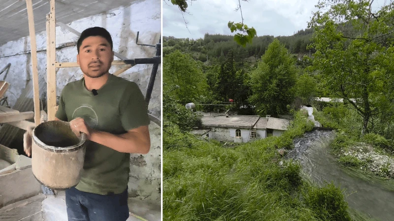 Toroslar’ın kar suyuyla 200 yıldır dönüyor: Dedesinden kalan emaneti devraldı şimdi o işletiyor