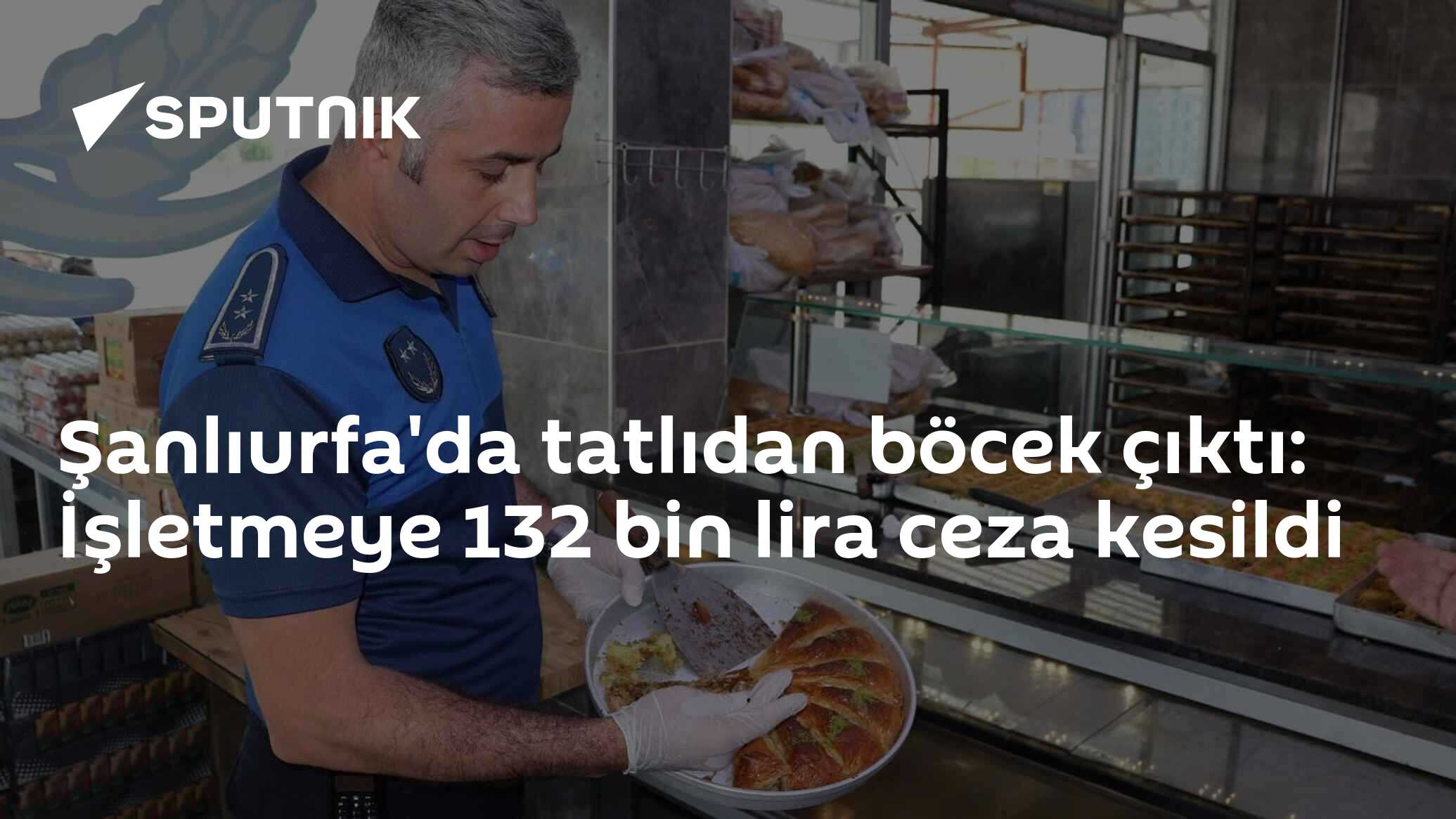 Şanlıurfa'da tatlıdan böcek çıktı: İşletmeye 132 bin lira ceza kesildi