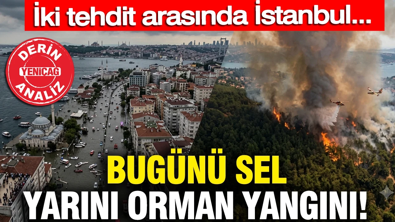 İki tehdit arasında İstanbul: Bugünü sel yarını yangın