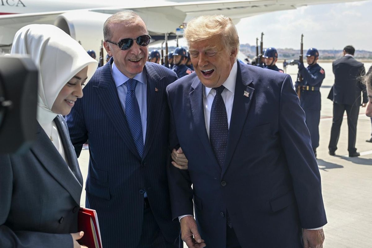 Ankara'daki karşılamada dikkat çeken diyalog! Uçağını işaret edip bunu söyledi