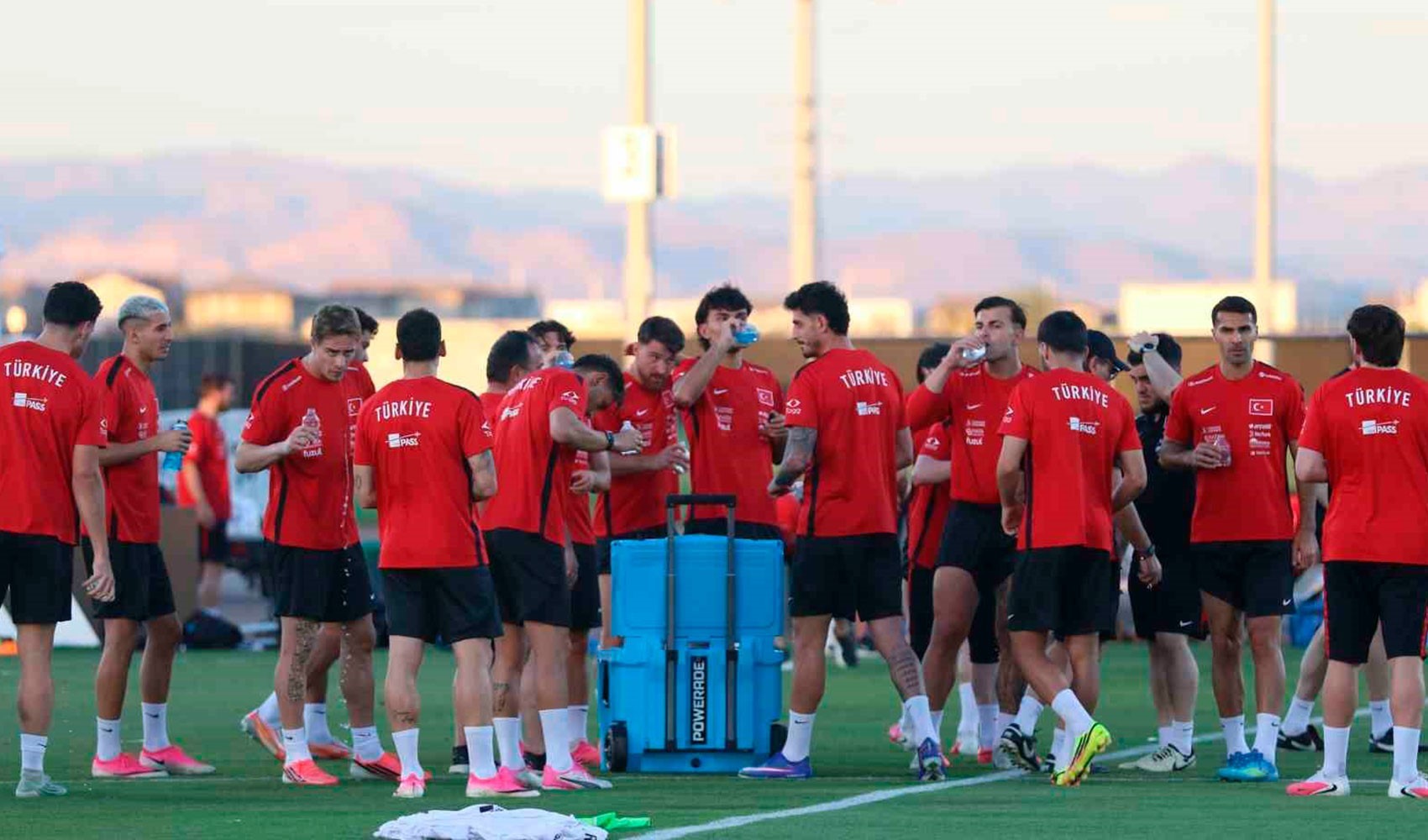 A Milli Futbol Takımı, ABD maçı hazırlıklarına devam etti