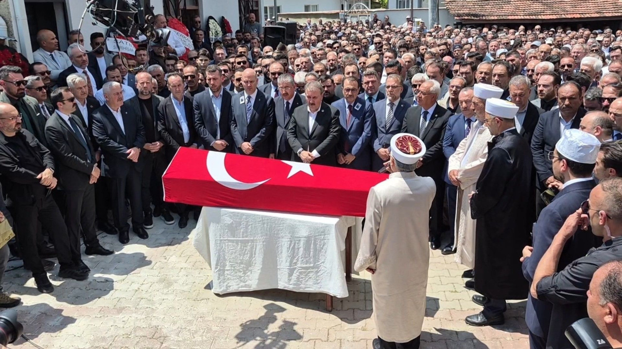 BBP lideri Destici’nin ağabeyi son yolculuğuna uğurlandı