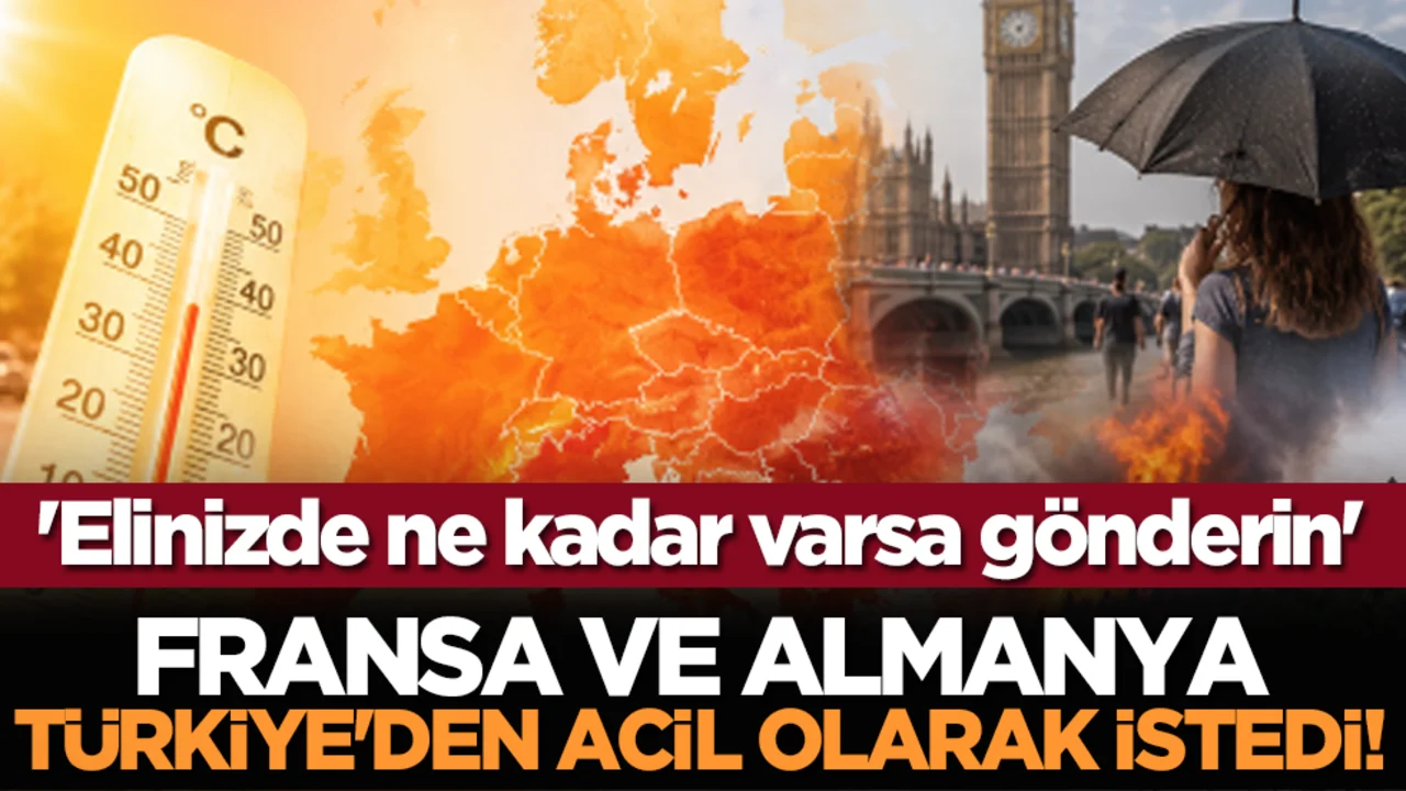Fransa ve Almanya Türkiye'den acil olarak istedi! 'Elinizde ne kadar varsa gönderin'