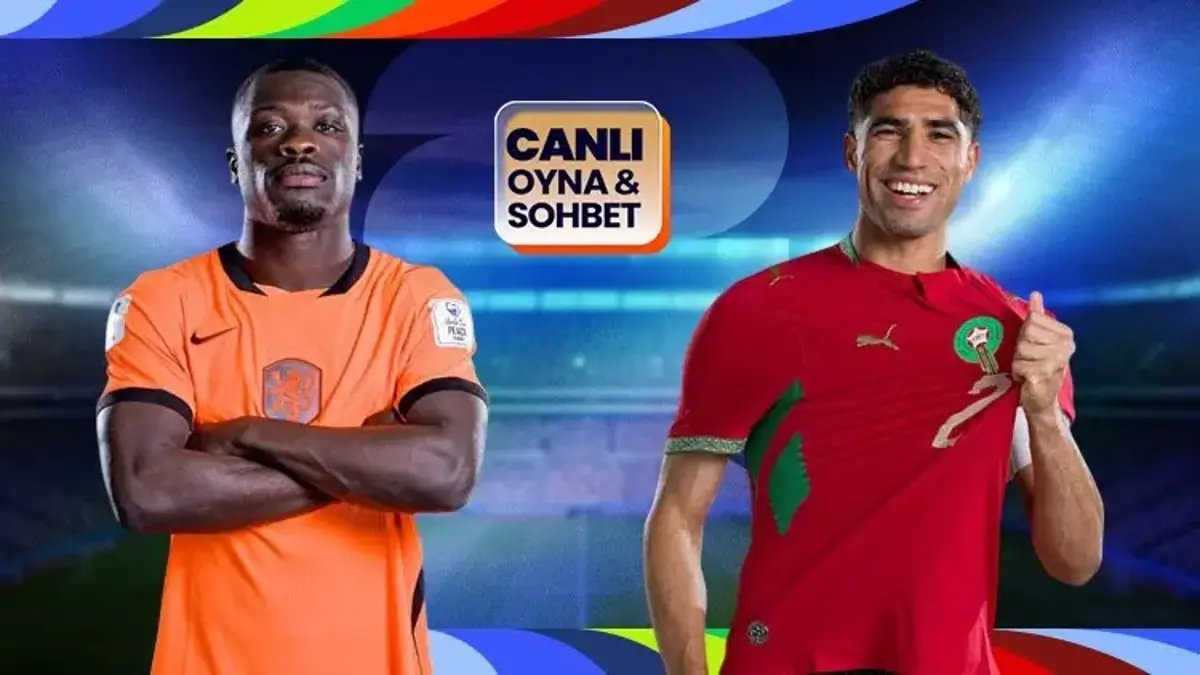 Hollanda, Fas karşısında! Dünya Kupası heyecanı canlı sohbet ile Misli'de