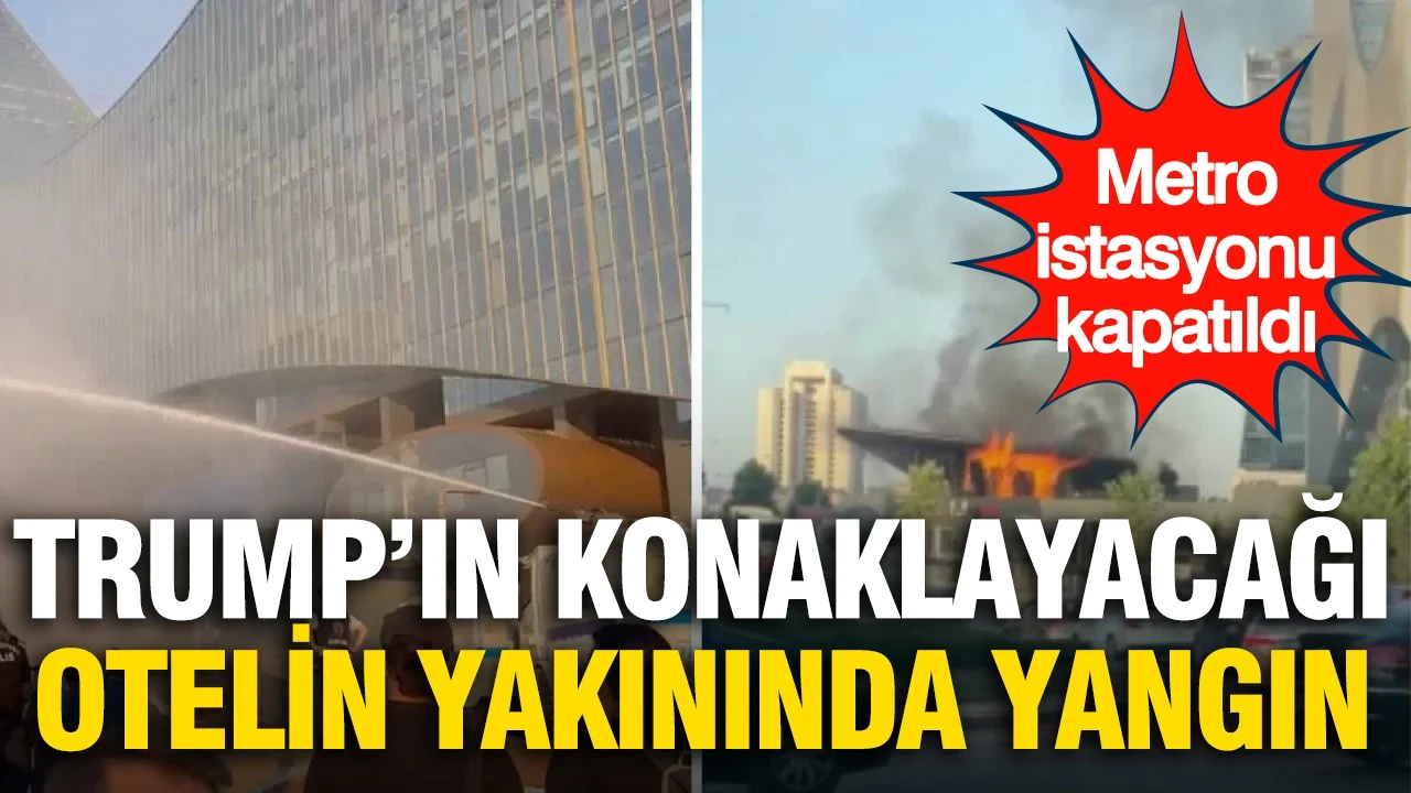 Trump'ın konaklayacağı otelin yakınında yangın: Metro istasyonu geçici olarak kapatıldı