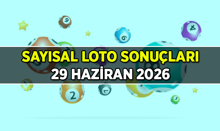 Sayısal Loto'nun büyük ikramiyesi 392 milyon 778 bin 732 TL! 29 Haziran 2026 Bugün Sayısal Loto çekiliş sonuçları ne zaman açıklanacak? İşte kolay sorgulama adresi