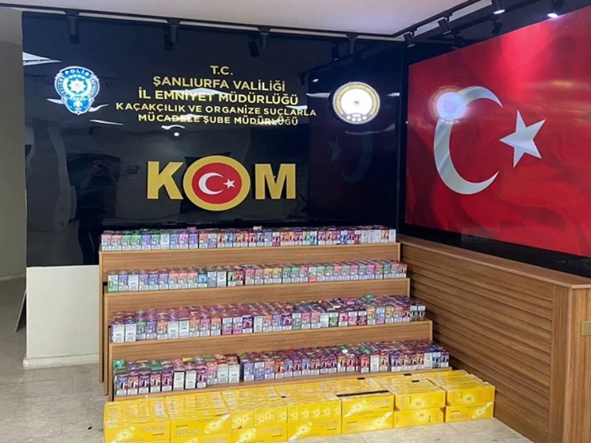 Şanlıurfa'da sigara kaçakçılığı operasyonu: 1 tutuklama