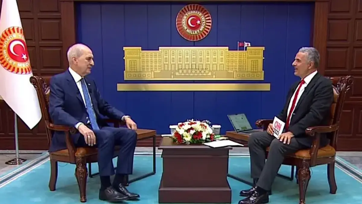 SON DAKİKA... TBMM Başkanı Kurtulmuş CNN TÜRK'te