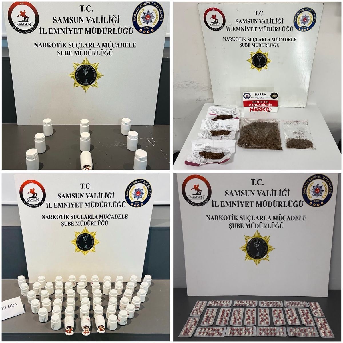 Samsun'da uyuşturucu operasyonunda 6 şüpheli yakalandı