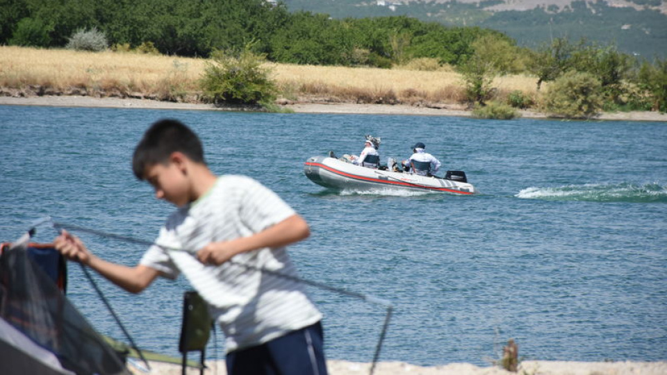 Malatya'da Turna Balığı Yakalama Yarışması'nın ilki düzenlendi