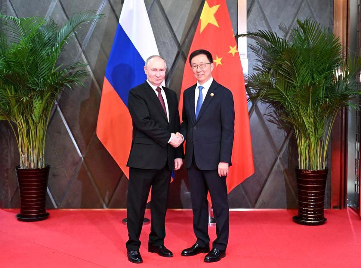 Çin Cumhurbaşkanı Yardımcısı Han, Rusya Devlet Başkanı Putin ile Görüştü