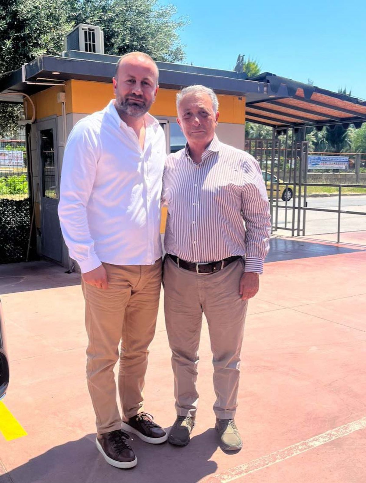 Altay Başkanı Sinan Kanlı İzmir'de Ahmet Nur Çebi ile buluştu