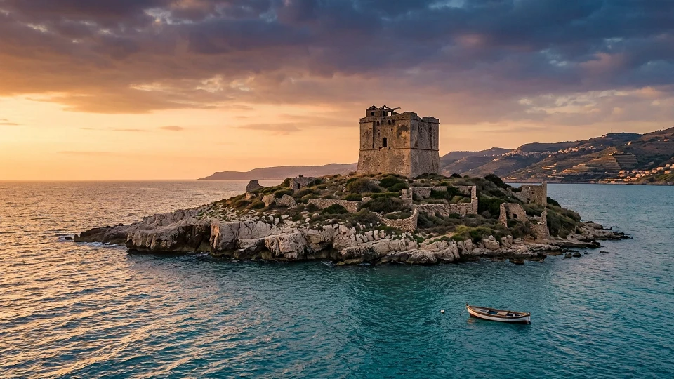 İtalya'da satılık özel ada: Tarihi kulesi ve gizemli efsanesiyle Isola delle Femmine yeni sahibini arıyor!