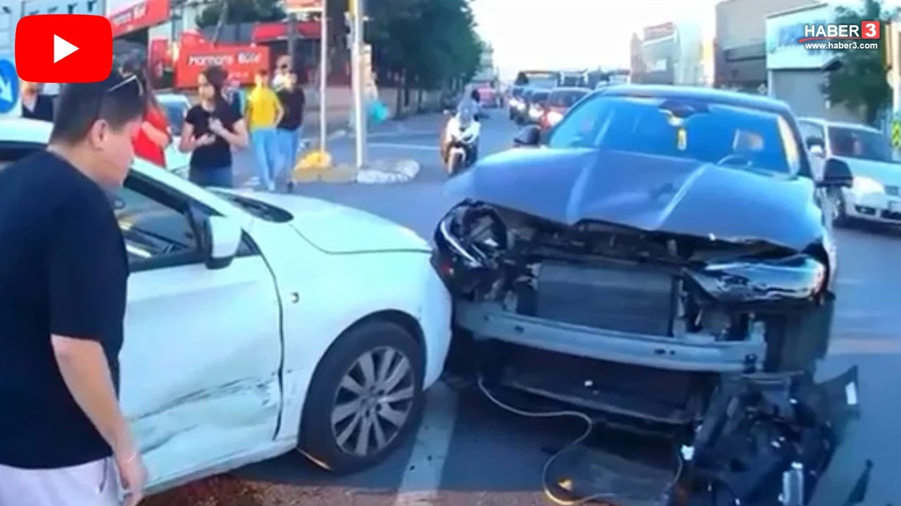 Trafik kazası sonra direksiyonda pes dedirten sigara keyfi