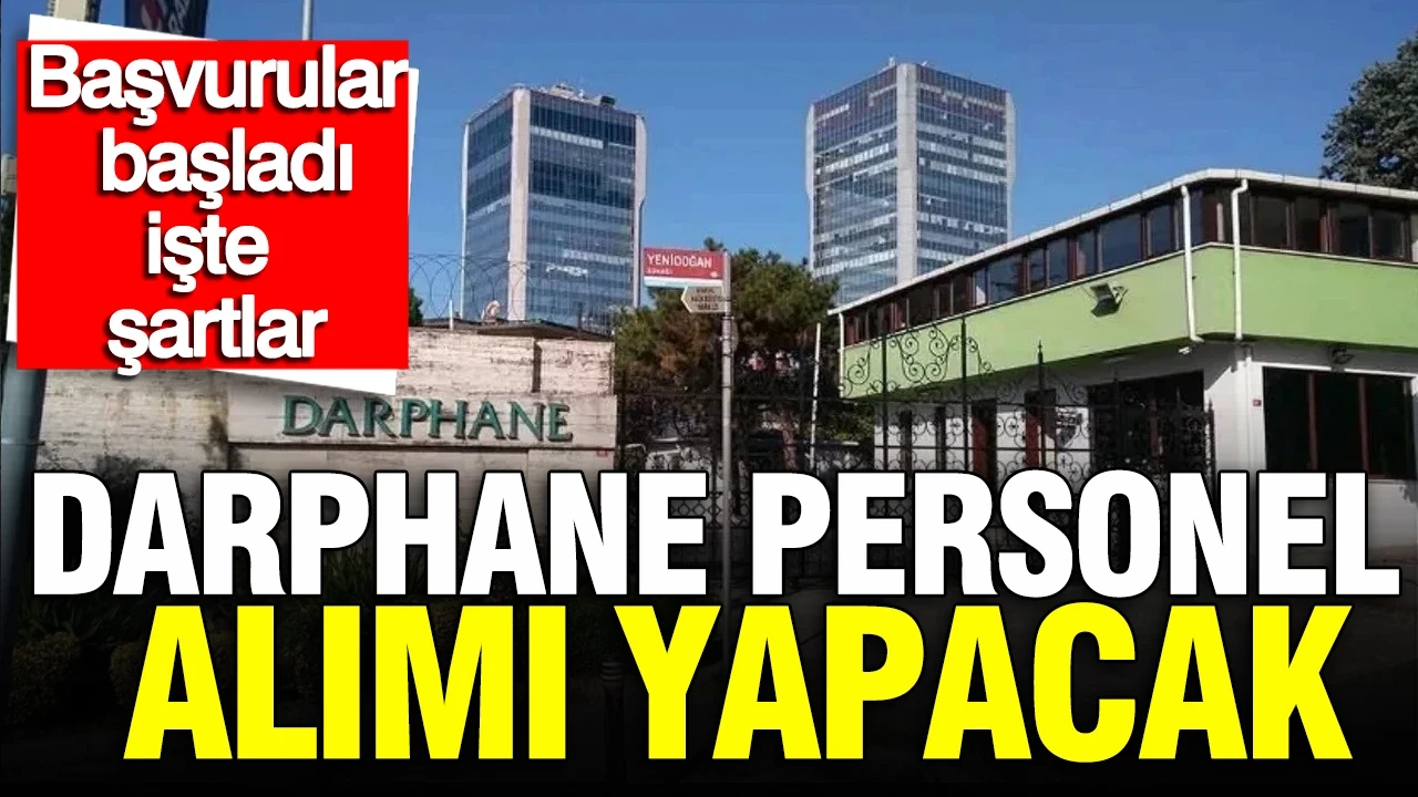 Darphane personel alacak: Başvuru süreci başladı, detaylar dikkat çekiyor