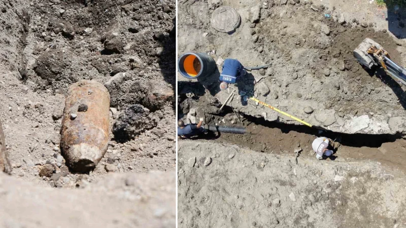 Erzurum’da kanalizasyon kazısında şoke eden görüntü! Peş peşe çıkanlar mahalleliyi sokağa döktü