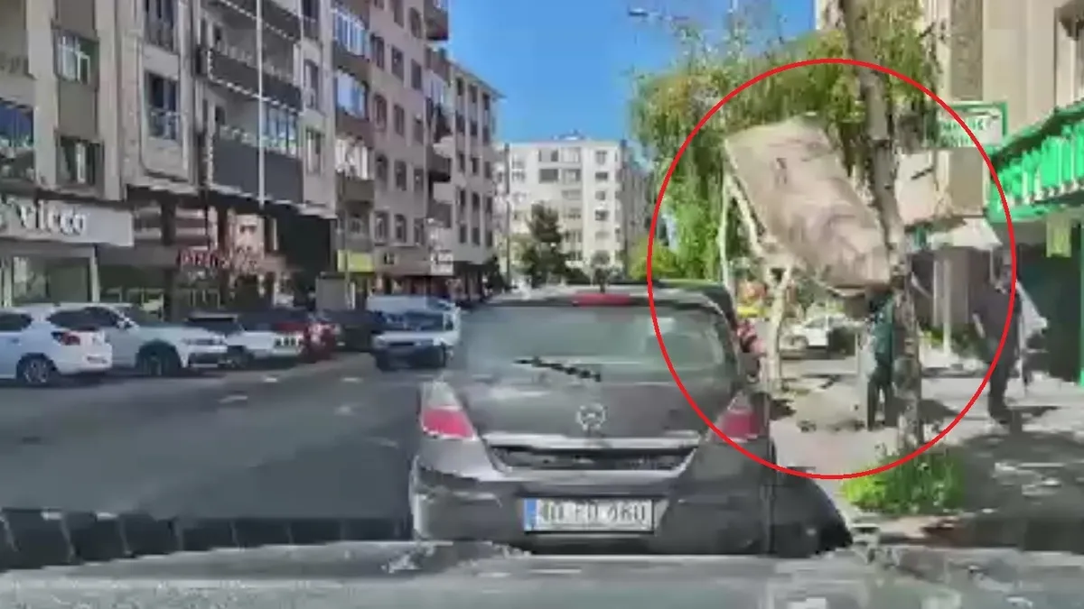 7'nci kattan düşen halı çalışanın başına isabet etti!