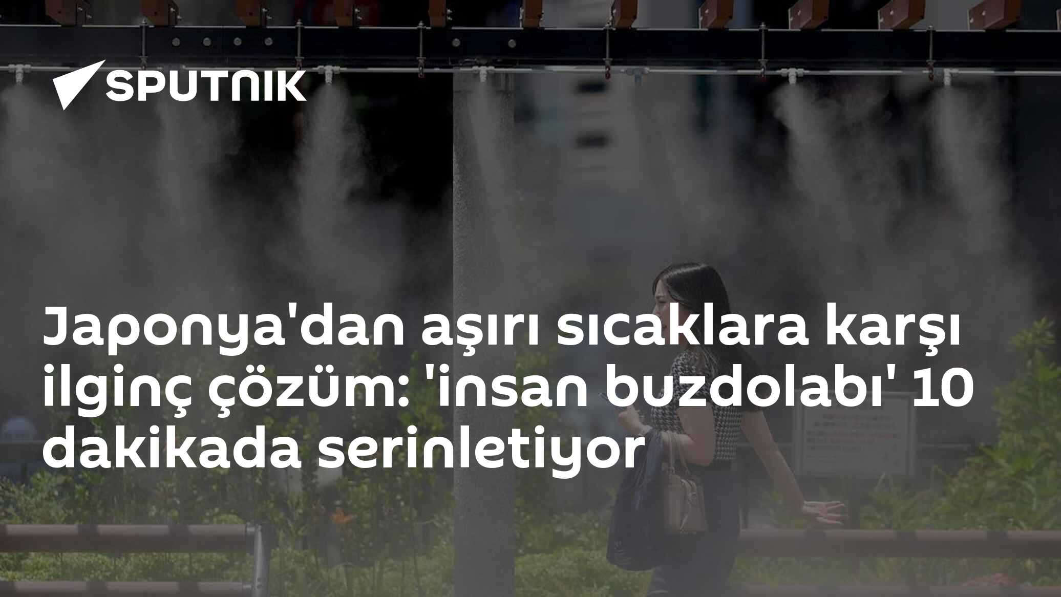Japonya'dan aşırı sıcaklara karşı ilginç çözüm: 'insan buzdolabı' 10 dakikada serinletiyor
