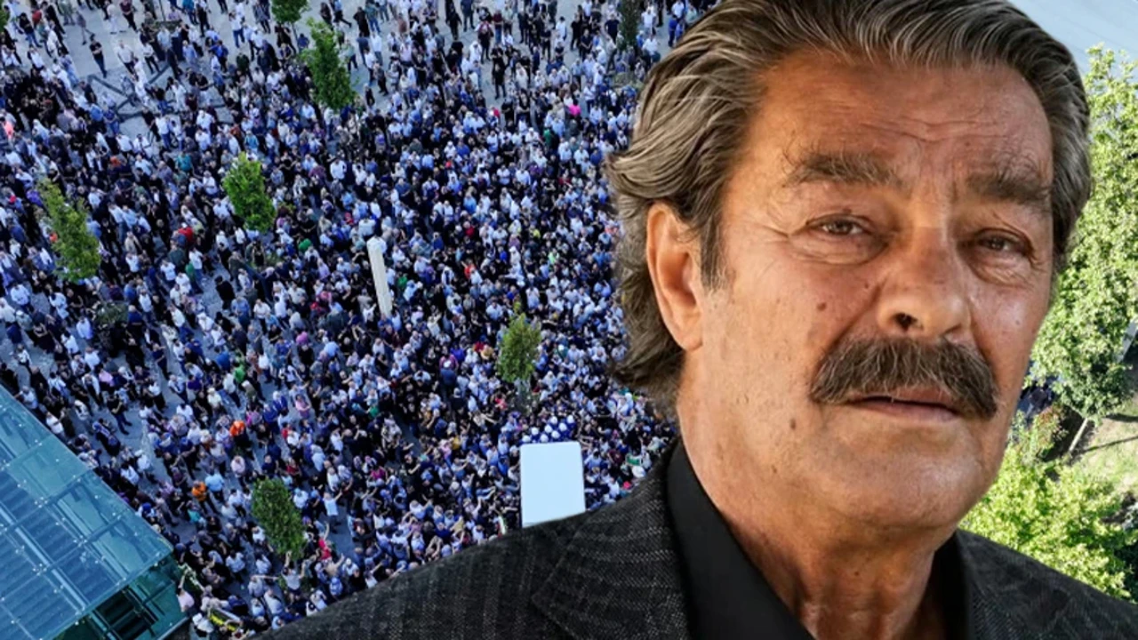 Kadir İnanır son yolculuğuna böyle uğurlandı! Binlerce kişi akın etti...