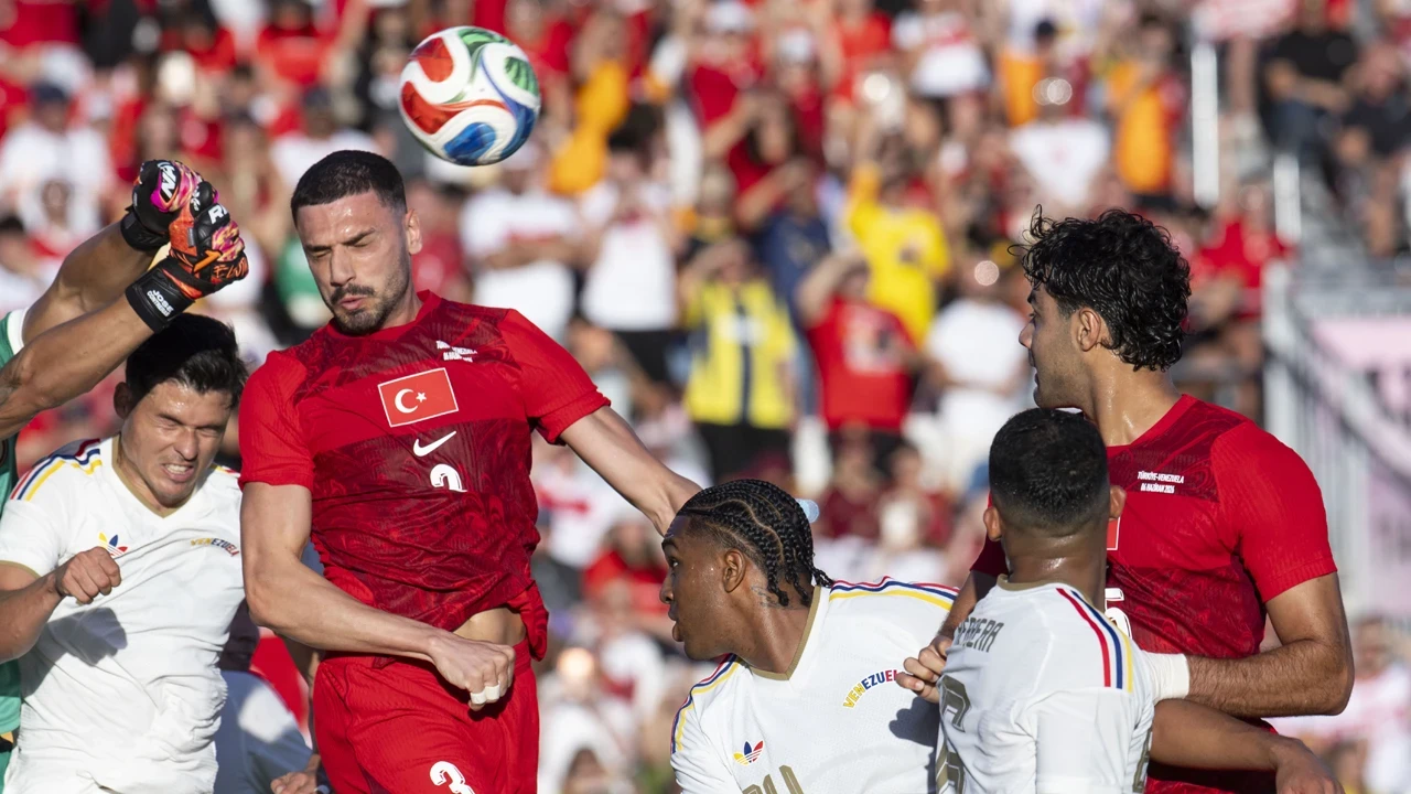 A Milli Futbol takımı Venezuela'yı 2-1 mağlup etti