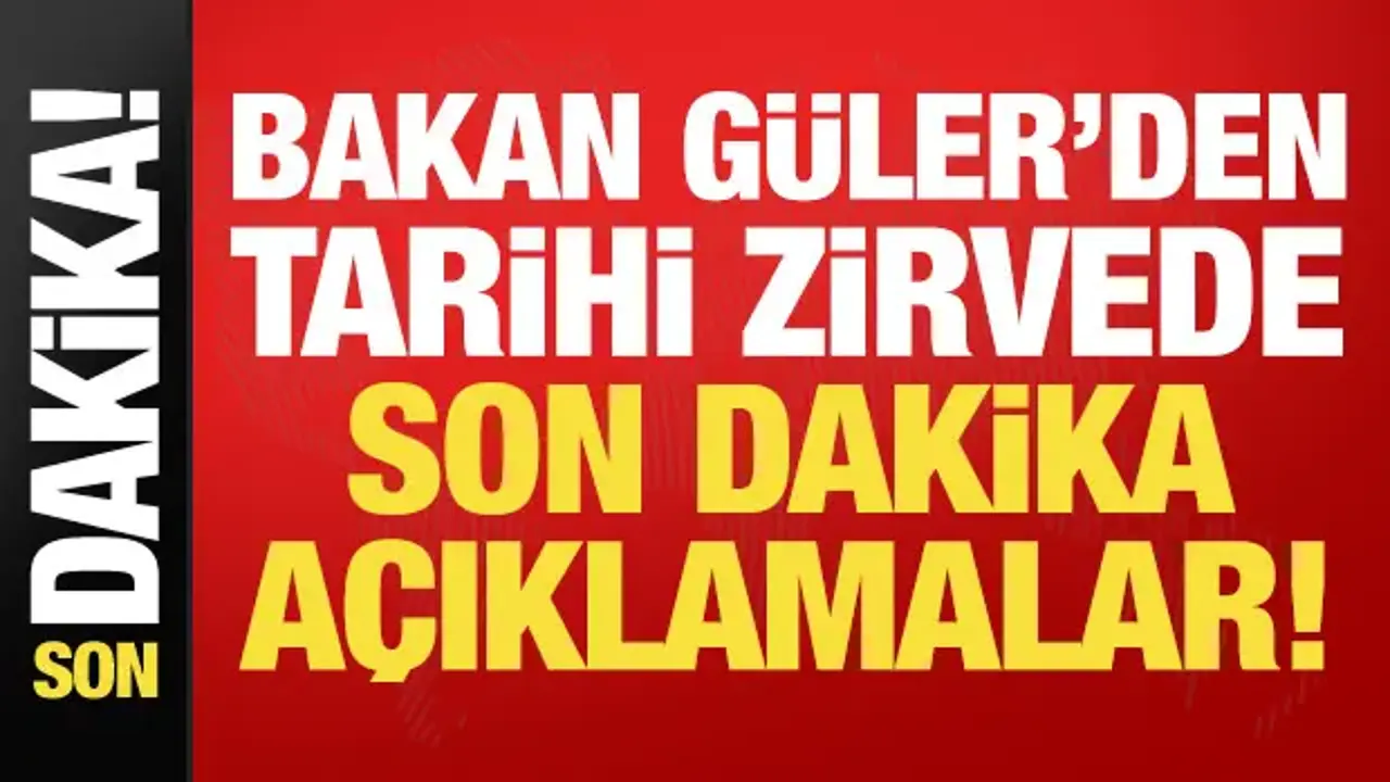 Son dakika: Bakan Güler, NATO Zirvesi'nde konuşuyor!