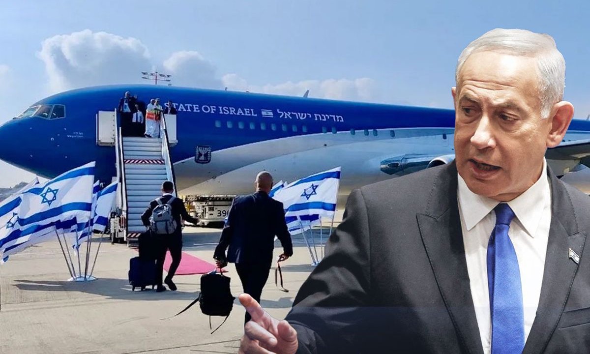 Netanyahu'dan Washington'a gizemli kaçış! Türk hava sahasına yaklaşamadı: Kalkış saatinden rota detayına kadar her şeyi gizlemişlerdi