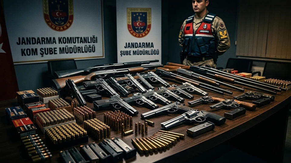 Bilecik'te eve silah operasyonu: Cephanelik çıktı