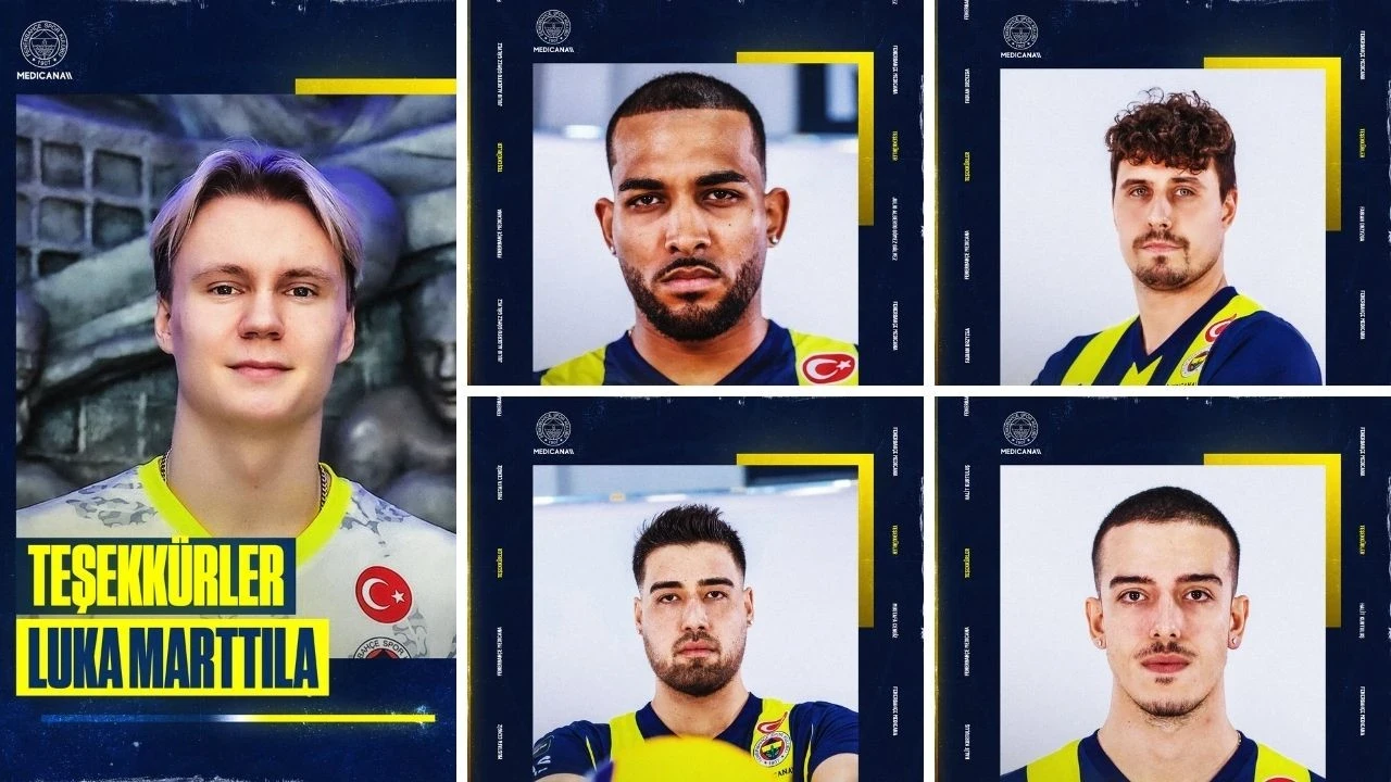 Fenerbahçe Medicana Erkek Voleybol Takımı'nda 5 ayrılık